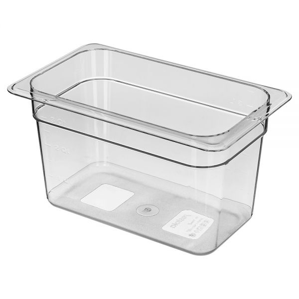 Gastronorm container 1/4 H-150, polycarbonate, transparent