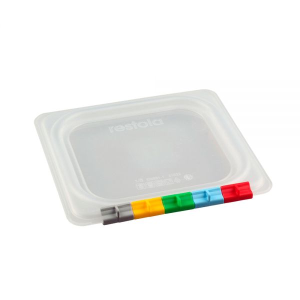 Lid for gastronorm container 1/6, polycarbonate, transparent