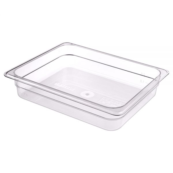 Gastronorm container 1/2 N-65, polycarbonate, transparent